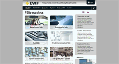 Desktop Screenshot of ewf.cz